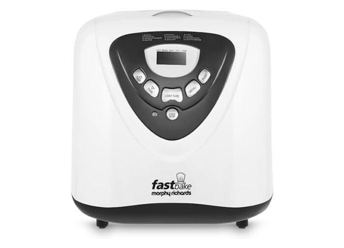 Morphy Richards Fastbake Breadmaker - Multi-use - White - 1lb, 1.5lb, 2lb Loaf Sizes - 48281