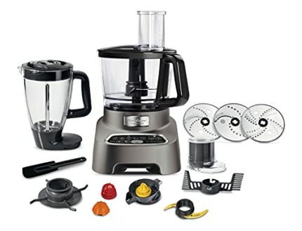 Moulinex Multifunctional Food Processor Blender for Smoothies and Shakes, 6 Speed Options, 2 Motor Outlets, 10 Accessories, Reinforced Safety, Do