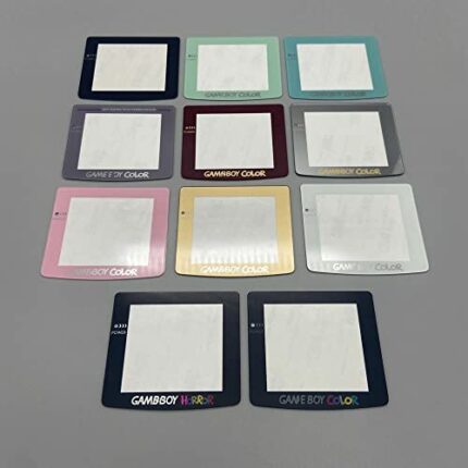 2.6 Inch IPS Glass Lens Mirror for Gameboy Color GBC IPS LCD Screen Lens Replacement (Silver)