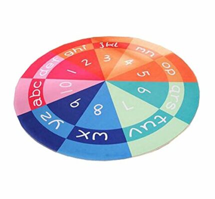 Home Office Desk Chair Mat for Floor Protection,Round 80 CM Child Rug Yoga Mat,H