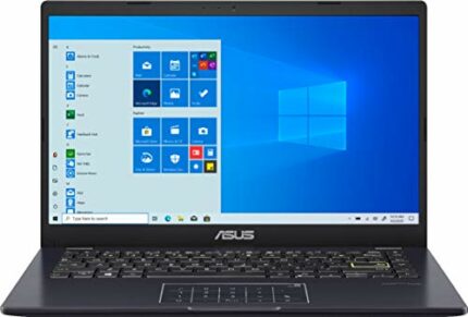 ASUS E410 14.0" HD (1366x768) LED Anti-Glare Laptop, Intel Celeron N4020, 4GB DDR4, 128GB eMMC, WiFi, HDMI, NumberPad, Media Card Reader, USB Typ