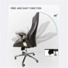 ZXFYHD Desk Chair,Office Chair Multifunction PU Leather High Back Chair Ergonomic Adjustable Task Chair With Large Seat Tilt Function