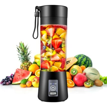 Portable Blender, Personal Blender for Shakes and Smoothies, Blender shake Smoothie for Kitchen Personal Size Blenders with Rechargeable USB, 380