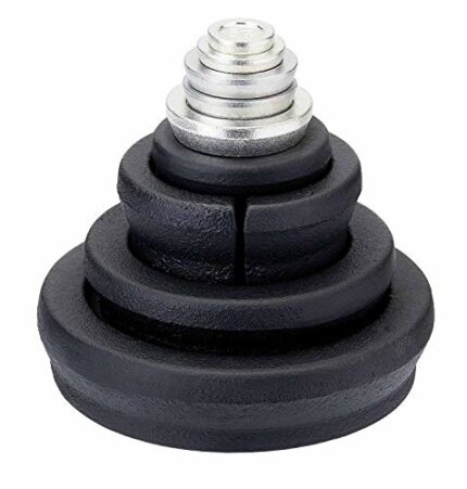 KitchenCraft Living Nostalgia Kitchen Scale Weights Set (Metric) in Gift Box, Cast Iron, 10 Pieces