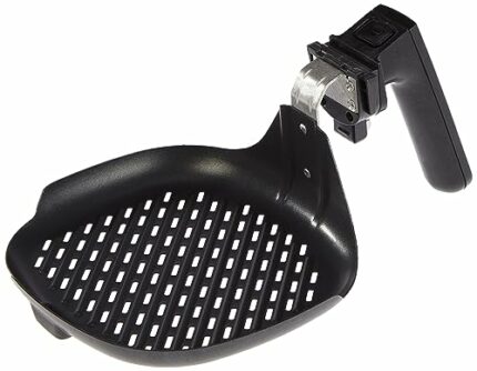 Philips Viva Collection Air Fryer Grill Pan Accessory, Suitable for: HD922x, HD923x Air Fryers - Black