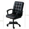 ZXFYHD Desk Chair,Office Chair Modern Mid Back Support Office Chair Faux PU Leather High Adjustable Swivel Seat For Computer Desk Workstation Fur
