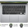 Acer Chromebook 314 CB314-1H - (Intel Celeron N4000, 4GB, 64GB eMMC, 14 inch Full HD Display, Google Chrome OS, Silver)