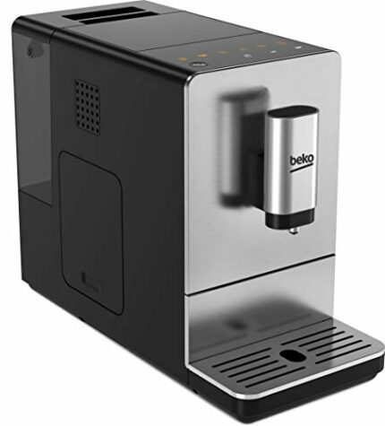 Beko Bean to Cup Coffee Machine CEG5301X Stainless Steel, 19 Bar Pressure, Includes Easy to use One Touch LCD Control, Pre-Brewing System & Remov