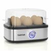 Tiastar Rapid Egg Boiler, 400W Compact Egg Cooker Multi-Functional, 6-Eggs Easy to Peel, Soft, Medium, Hard Boiled, Poacher, Omelet Maker, Steame