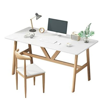 DLOETT Computer Desktop Desk Bedroom Small Apartment Desk Office Home School Student Writing Desk Office Desk