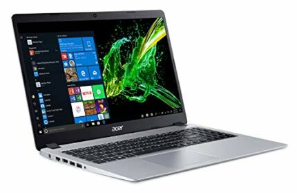 Acer Aspire 5 Slim Laptop, 15.6" Full HD IPS Display, AMD Ryzen 3 3200U, Vega 3 Graphics, 4GB DDR4, 128GB SSD, Backlit Keyboard, Windows 10 in S
