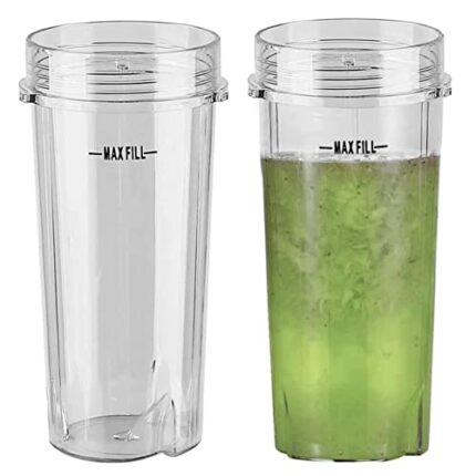 16oz Cup Compatible with Ninja Nutri Slim Blender 700 W QB3001UKS, Also Fit for Ninja BL770 BL780 BL660 BL740 BL810 - Ninja Replacement Parts - 2