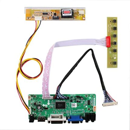 VSDISPLAY HD-MI VGA DVI Audio LCD Controller Board for 15.4" 17" B154PW01 B170PW03 1440x900 30Pin 1CCFL LCD Display