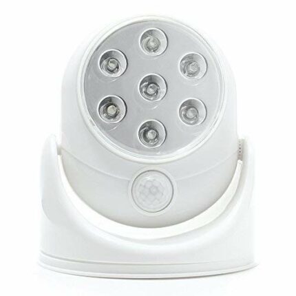 Trimming Shop Motion Activated Cordless Sensor 7 LED Lights Battery Operated for Garden, Patio and Wall Shed, Indoor, Outdoor, Night Light (12.5c