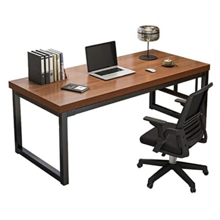 JYDQM Office desk office table home desktop computer desk workbench without chair (Color : D, Size : 100CM)