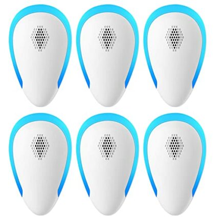 Ultrasonic Pest Repeller(6 Pack), Electronic Mouse Repeller Plug in Bug Repellent for Indoor Pest Control for Mice, Mosquitoes, Spiders, Cockroac