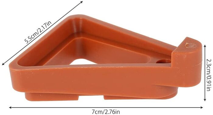 Muross 24 Pcs Plant Pot Feet Triangle Flower Pot Stand Invisible Flower Pot Risers Triangle Feet Lifters Flower Pot Toe Non-slip Triangle Flower