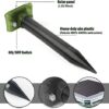4 Packs of Mole Repellent, Solar Sonic Pest Repeller Stakes, Mole Trap for Garden, Snake Repellent-Solar Powered Insect Repellent Outdoor - Roden