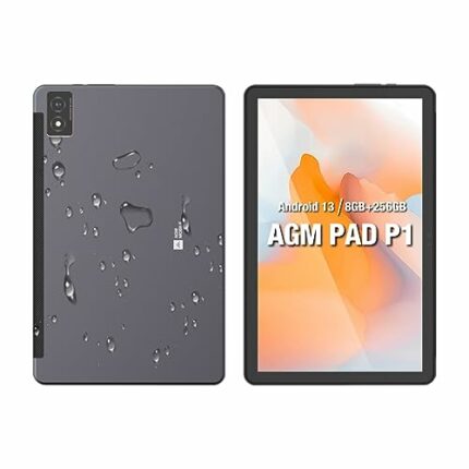 AGM PAD P1 Tablets 10.36" Android 13 Waterproof Tablet, 8GB+256GB/2TB TF, 2K FHD IPS Display, MTK G99, Dual BOX 1224 Speakers, 7000mAh Battery, D