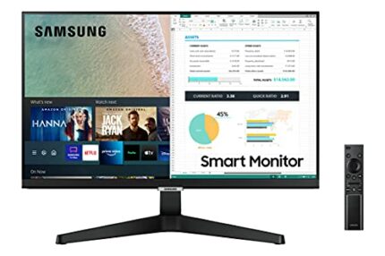 Samsung S24AM506NU - M50A Series - LED monitor - Smart - 24" - 1920 x 1080 Full HD (1080p) @ 60 Hz - IPS - 250 cd/m² - 1000:1 - HDR10-14 ms - 2xH