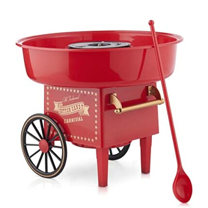 Lewis's Fairground Candyfloss Maker - Table Top Candyfloss Machine - Quick Heating, Automatic Cotton Candy Maker, Candy Cart, Cotton Candy, Candy