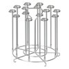 Victop Skewer Stand Stainless Steel Skewer with Dehydrator Stand Air Fryer Accessories for Ninja Foodi Compatible with Instant Pot 8 Quart