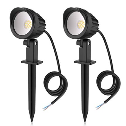 MEIKEE Garden Spot Lights 7W 500LM Outdoor Spike Lights led Lawn Light IP66 Waterproof Spot Light LED Landscape Lights Decorative Light for Patio
