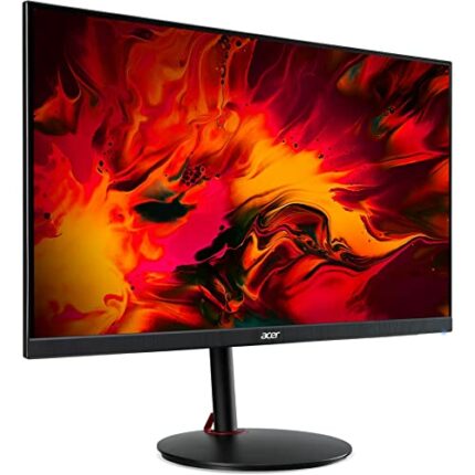 Acer Nitro XV252Q Zbmiiprx 24.5" Full HD (1920 x 1080) IPS Zero-Frame FreeSync Premium Gaming Monitor, DisplayHDR400, 99% sRGB, Up to 280Hz, Up t