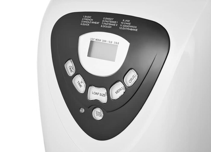 Morphy Richards Fastbake Breadmaker - Multi-use - White - 1lb, 1.5lb, 2lb Loaf Sizes - 48281