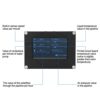 Water Cooling Flow Meter, G1/4 Water Cooling Flow Meter Indicator with Digital Screen, Flow Meter Indicator for PC Water Cooling System Waterflow