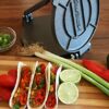 10 Inch Cast Iron Tortilla Press by StarBlue with 100 Pieces Oil Paper and Recipes e-book - Tool to make Indian style Chapati, Tortilla, Roti