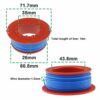 2PCS Spool Line FLY031 5131060-90/6 Compatible with Flymo ET21 Mini Trim Mini Trim ST Strimmer Trimmer 10m Wire Length 1.5mm Wire Diameter