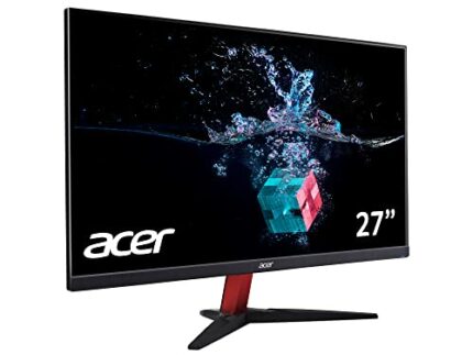 Acer Nitro KG272Mbmiipx 27 Inch Full HD Gaming Monitor (VA Panel, FreeSync, 165Hz, 1ms, DP, HDMI, Black)