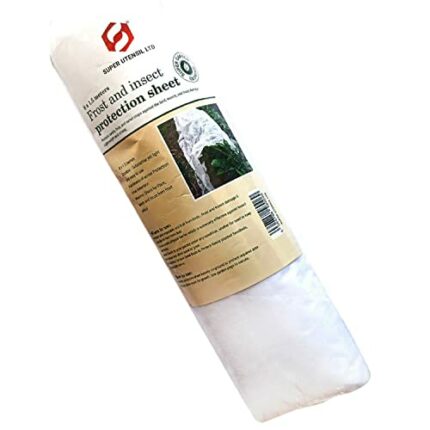 SUL Frost and Insect Protection Fleece 8 X 1.5m, Non-Woven Fabric Plant Blankets for Cold Weather, Garden Winterize Cover for Winter Frost Protec