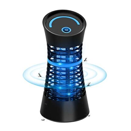 VPAGLJO 4W UV Electric Fly Killer Lamp，Mosquito Killer Lamp, Small and Lightweight Insect Killer Lamp with Cleaning Brush, Fly Zapper Repellent E
