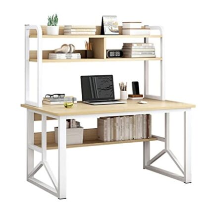 Study Table Student Desk Bookshelf Combination Computer Desktop Table Home Bedroom Office Table Without Chair