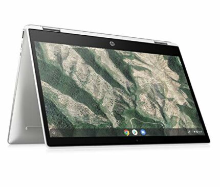 HP Chromebook X360 14b-ca0004na 14 Inch Full HD Touch-screen Display, (Ceramic White) (Intel Pentium Silver N5000, 4 GB DDR4, 64 GB eMMC, 100GB G