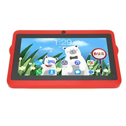 AUHX 7 Inch Kids Tablet, 7 Inch IPS High Definition 100-240V HD Tablet 2GB 32GB with Bracket for 10 (UK Plug Maximum 30W)