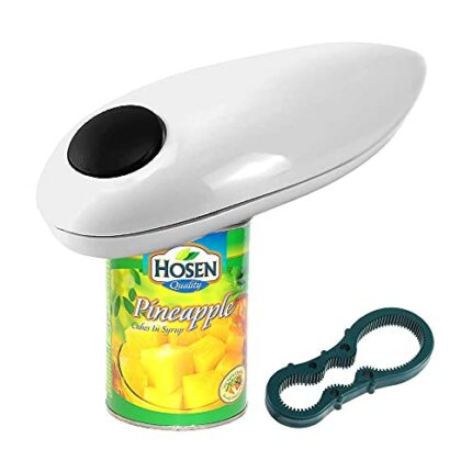 Swetup Electric Can Opener, Tin Opener for Arthritis Hands, Automatic Electric Tin Opener, Hand Free Can Openers, Can Opener Electric with One To