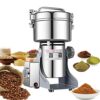 1000g Electric Grain Grinder Spice Grain Mill Stainless Steel 30s 25000RPM High Speedy Grinding with Overload Protection& 5min Timer Mill for Dry