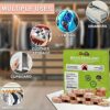 Zidina Moth Repellent for Wardrobes | 30x Rings 100% Natural Cedar Wood Moth Repellent I Best Alternative to Moth Balls | Wardrobe Fresheners and