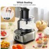 Tiastar 1300W Multifunctional Food Processor - Mixer, Crusher, Grinder, Citrus Juicer, 3.5L Bowl, 1.5 L Blender, Simple Operation for Blending, D