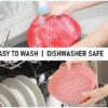 2pcs Air Fryer Silicone Liner 7.8 inch/20cm Medium Air Fryer Accessories Reusable Replaces Parchment Paper Fits 3-5L Compatible with Ninja, Cosor