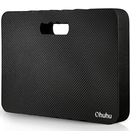 Ohuhu Premium Thick Garden Kneeling Pad, Large Comfortable Gardening Knee Pad Kneeling Mat with 2 Different Surfaces, Extra Soft EVA Foam Padding