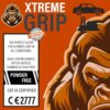 Xtremeauto Nitrile Gloves - Disposable Gloves, Diamond Grip Orange Gloves - Powder-free & Latex Free Nitrile Gloves, Extra Thick & Strong Rubber