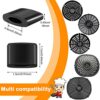 10Pcs Air Fryer Rubber Bumpers, Premium Silicone Air Fryer Bumpers Feet, Tray Non-Scratch Protective Covers for Air Fryer Grill Pan Plate Tray Ru