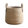 Woven Plant Pot Large, Straw Flower Pot Natural Plant Pot Large Woven Plant Pots Indoor with Liner Large Rope Planter Large Woven Storage Basket
