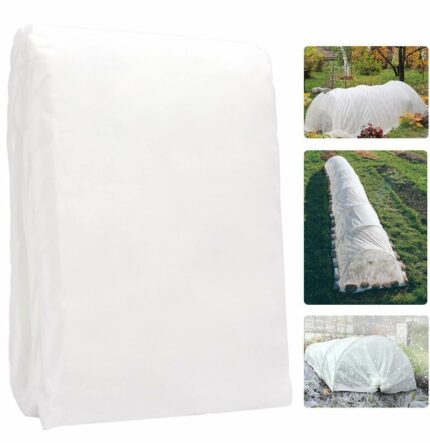 Atoke Garden Fleece,1.6mx9m Plant Covers Freeze Protection,Floating Row Cover Garden Fabric Frost Blankets for Winter Weather Vegetable Plants an