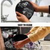 2Pcs Air Fryer Silicone Liners Reusable Air Fryer Silicone Pot Heat Resistant Round Silicone Baking Pan/Basket Air Fryer Accessories Paper Liners