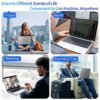UDKED Laptop,6GB RAM 128GB SSD Laptops,14 Inch 1920x1080 Pixels Ultrabook,Intel Celeron Quad Core Computer（up to 2.5ghz）,Laptops with 5G/2.4G WiF